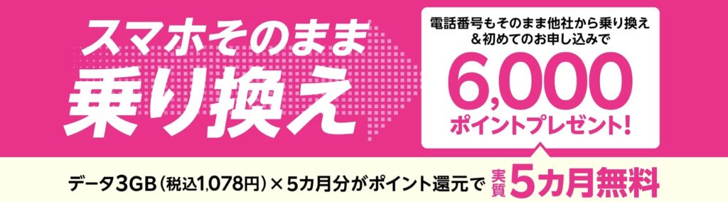 楽天モバイルのキャンペーン15